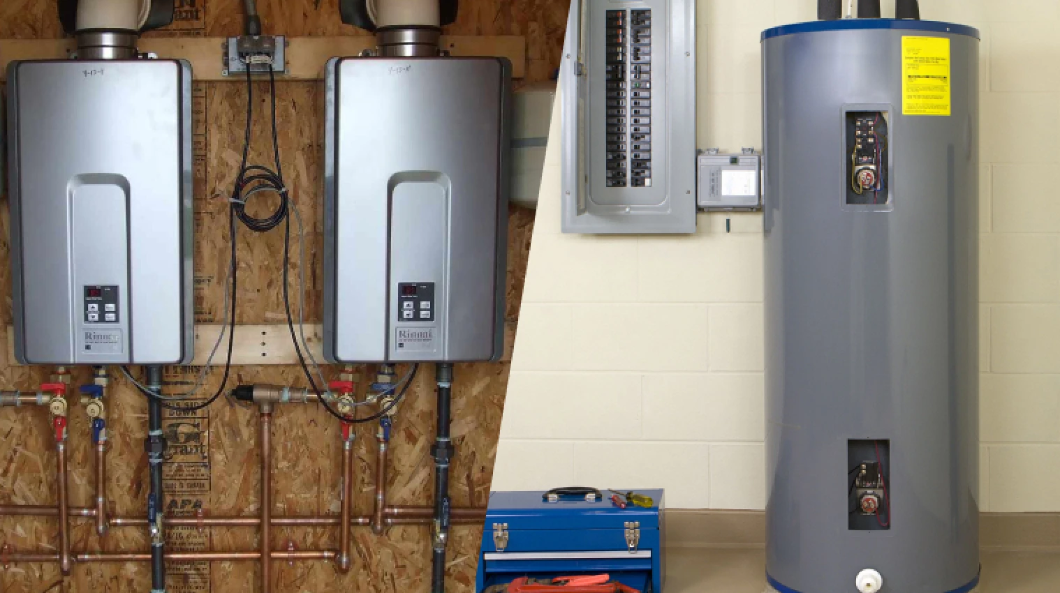 Tankless Vs. Tank Storage Hot Water Heater - My Plumber Kelowna